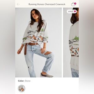 Daydreamer for Free People sweatshirt